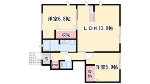 シャーメゾンエムズⅠ番館の物件間取画像